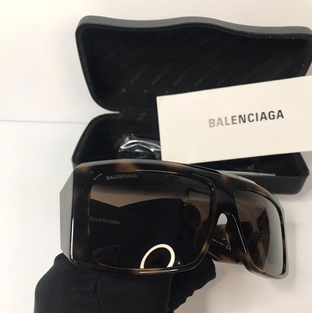 New - 💯 original Balenciaga™ BB0002S 002 63 - Havana