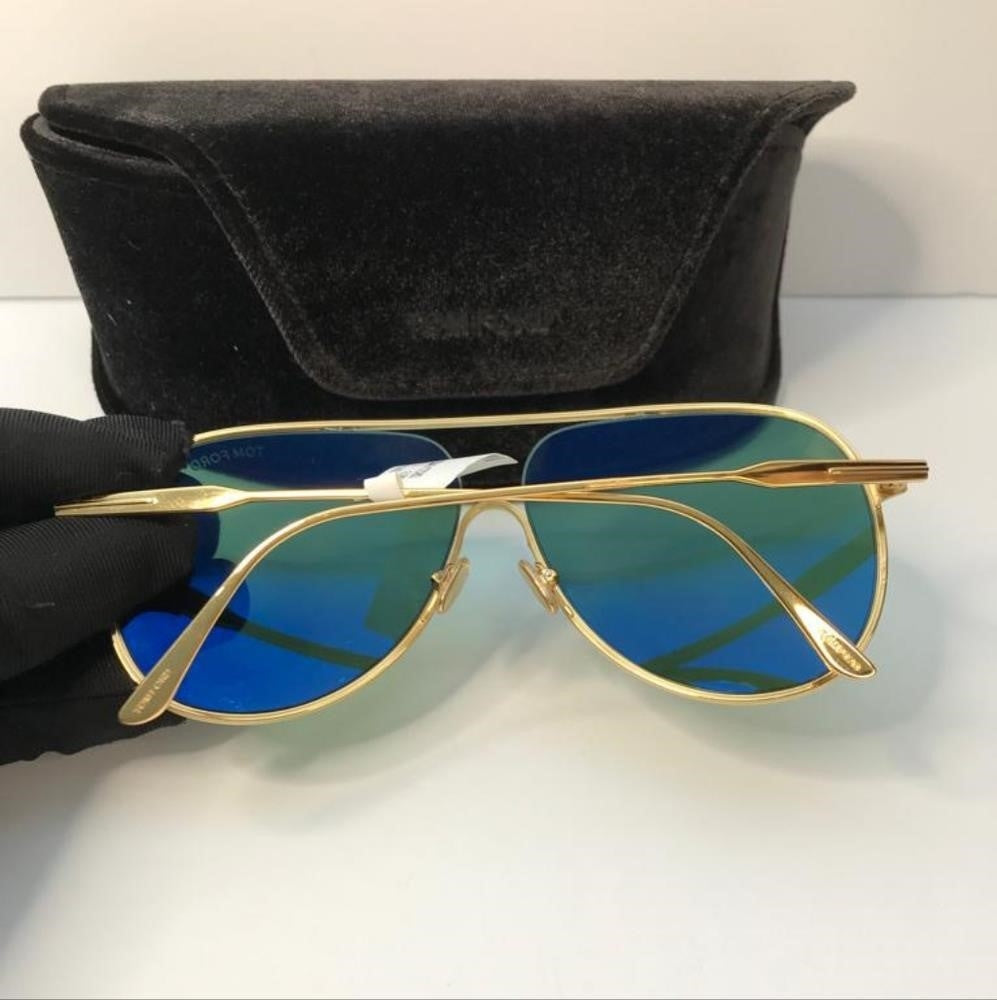 New - 💯 Original Tom Ford Alec Green Pilot Men's Sunglasses FT0824 30N 62.