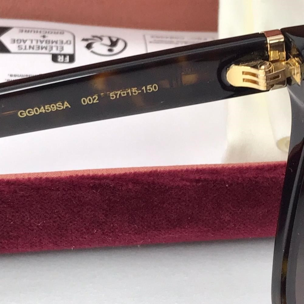 New - 💯 Original  Gucci GG0459SA 002 Butterfly Sunglasses