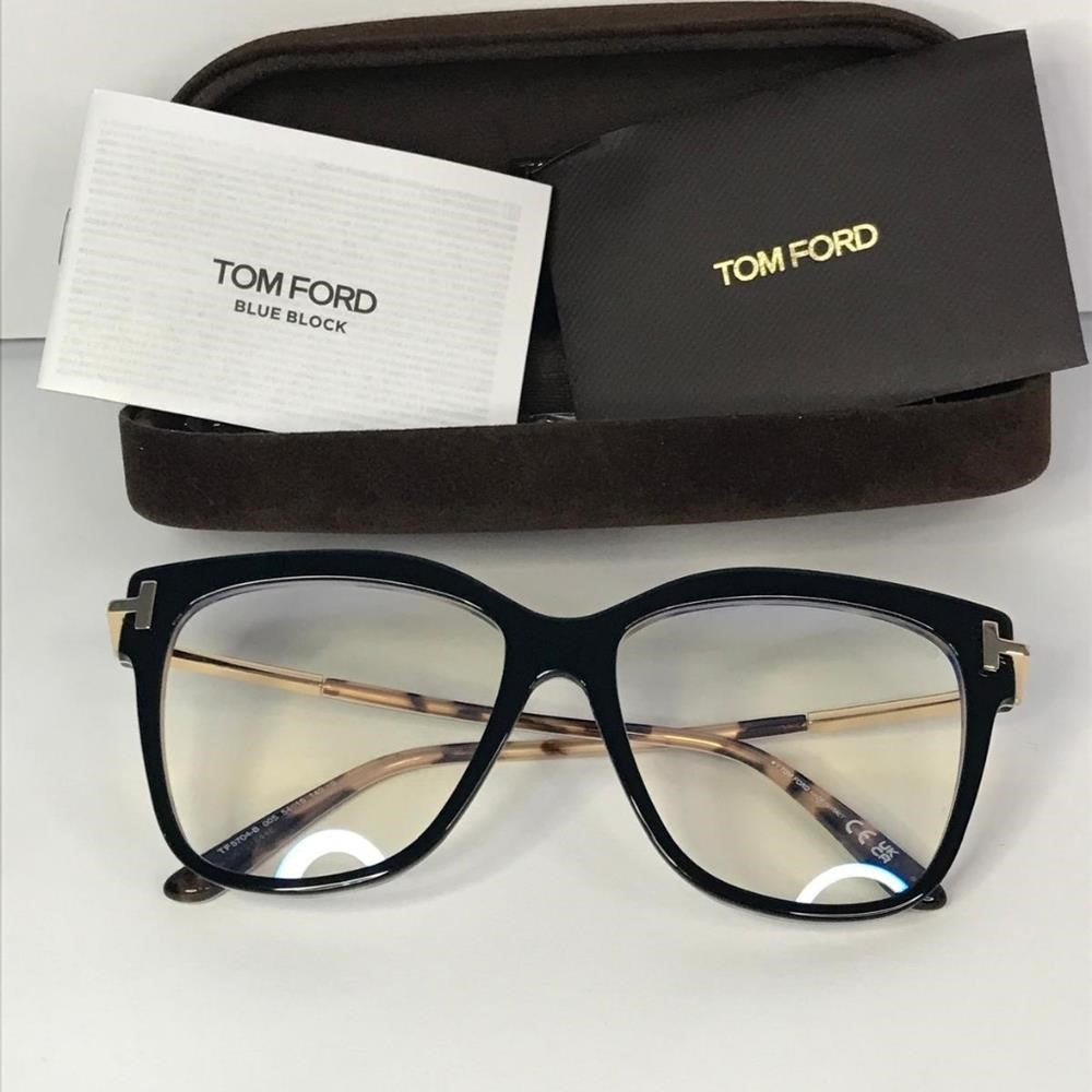 New 💯 Original Tom Ford TF 5704 Eyeglasses 005 Frame FT 5703-F-B Black