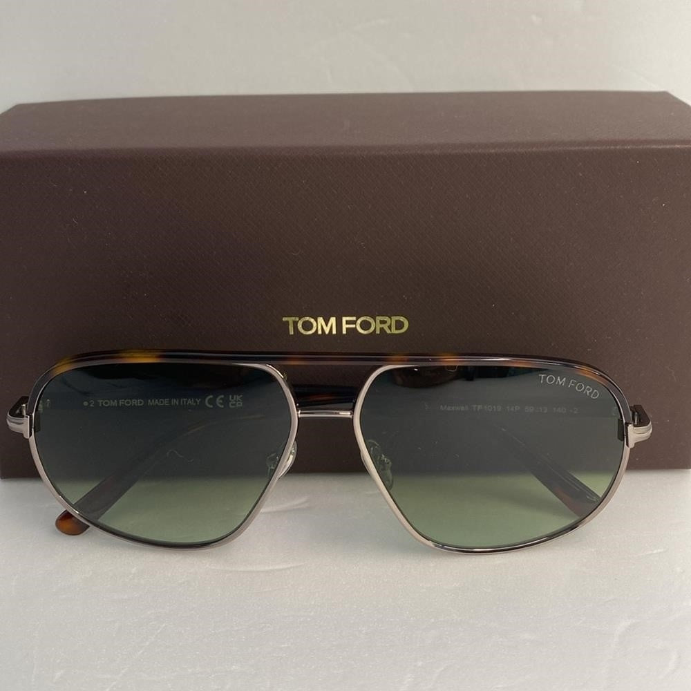 New Authentic TOM FORD Metal Maxwell Sunglasses TF1019