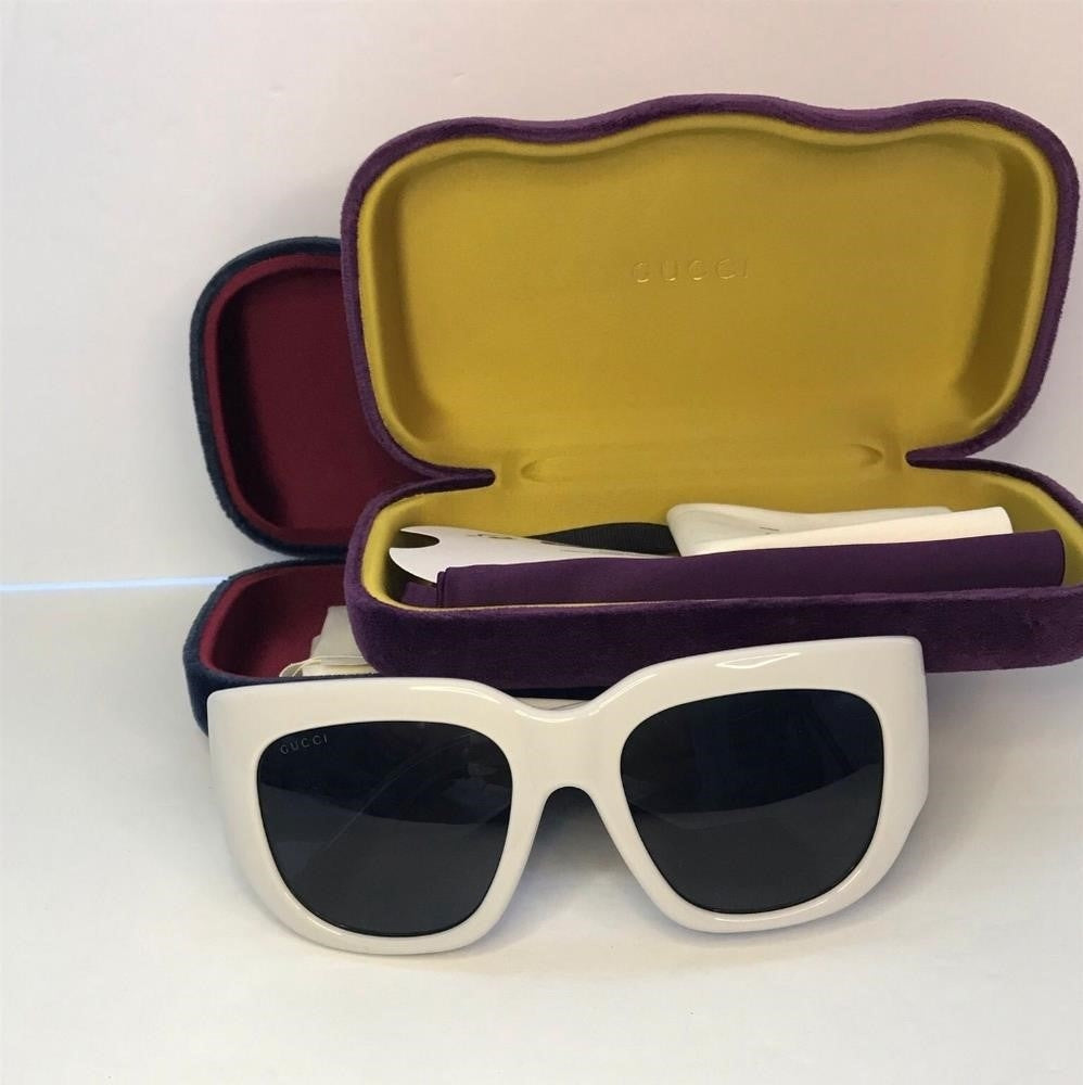 New 💯 Original Gucci Grey Square Ladies Sunglasses GG1545S 003 53.