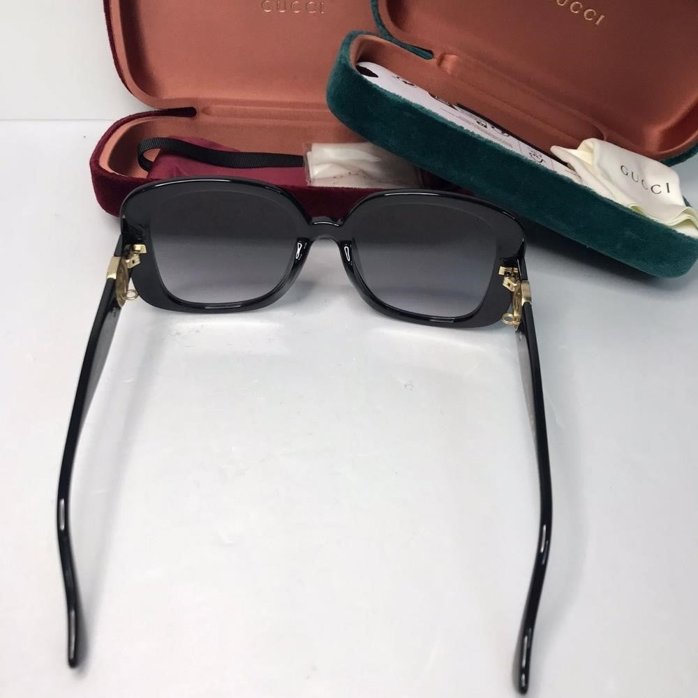 🔥- New - 💯Original Gucci Grey Square Ladies Sunglasses GG1029SA 007 57.