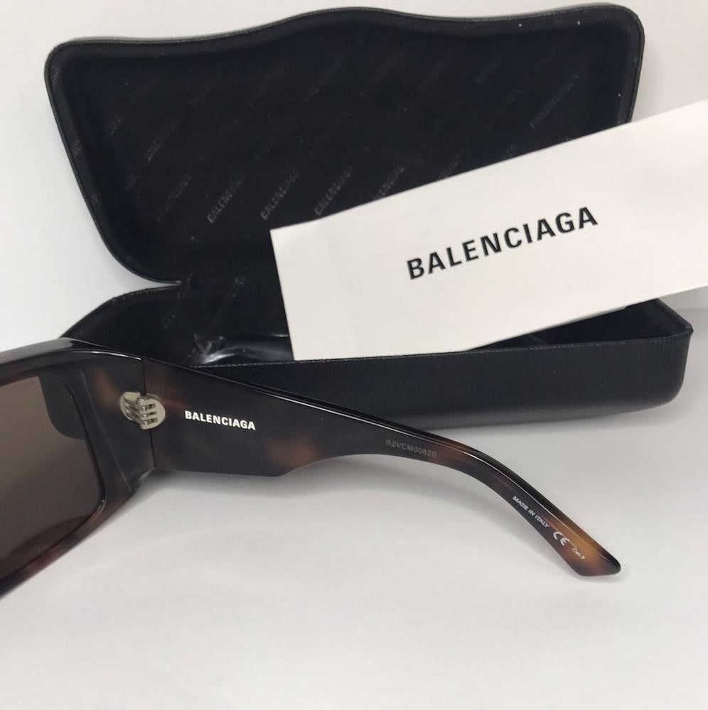 💯 original Balenciaga™ BB0002S 002 63 - Havana