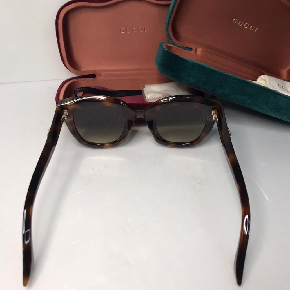 New - 💯Original  Gucci Brown Gradient Butterfly Ladies Sunglasses GG0208S