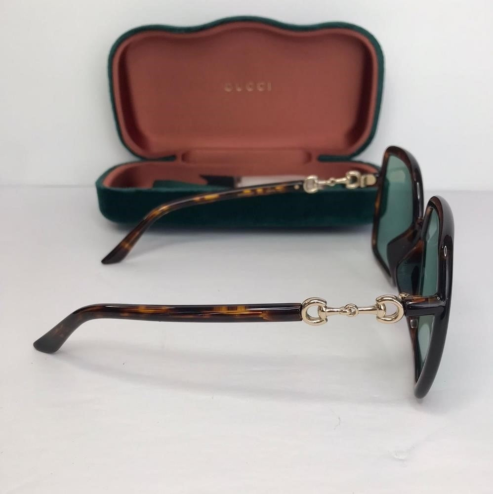 New - 💯 Original GUCCI GG0890SA-003 Women Oversized Sunglasses in Havana Torto