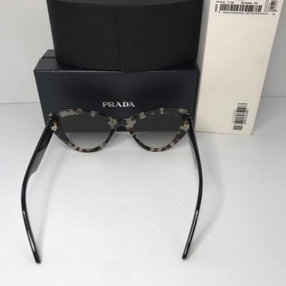 New - 💯 Original Prada PR 13YS UAO0A7 Womens Cat-Eye Sunglasses Havana 52mm