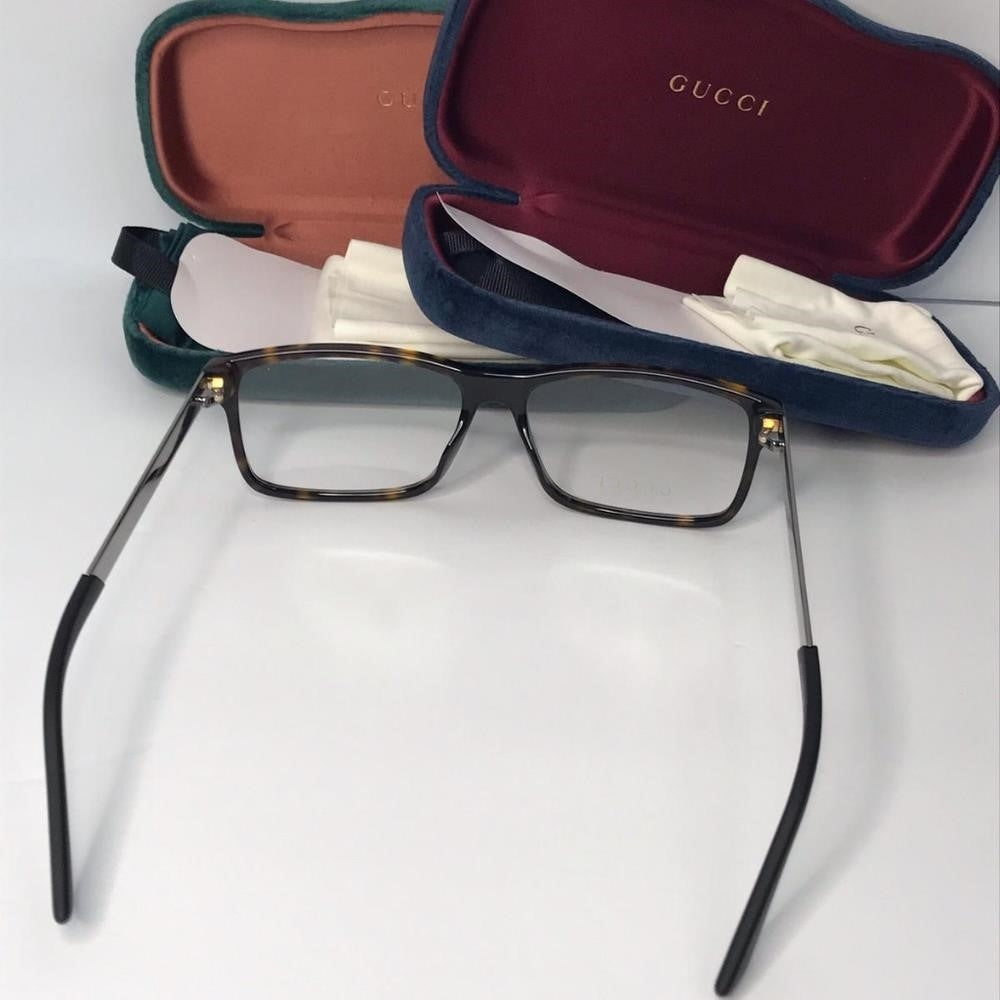 💯 Original Gucci Demo Square Men's Eyeglasses GG0692O 005 57