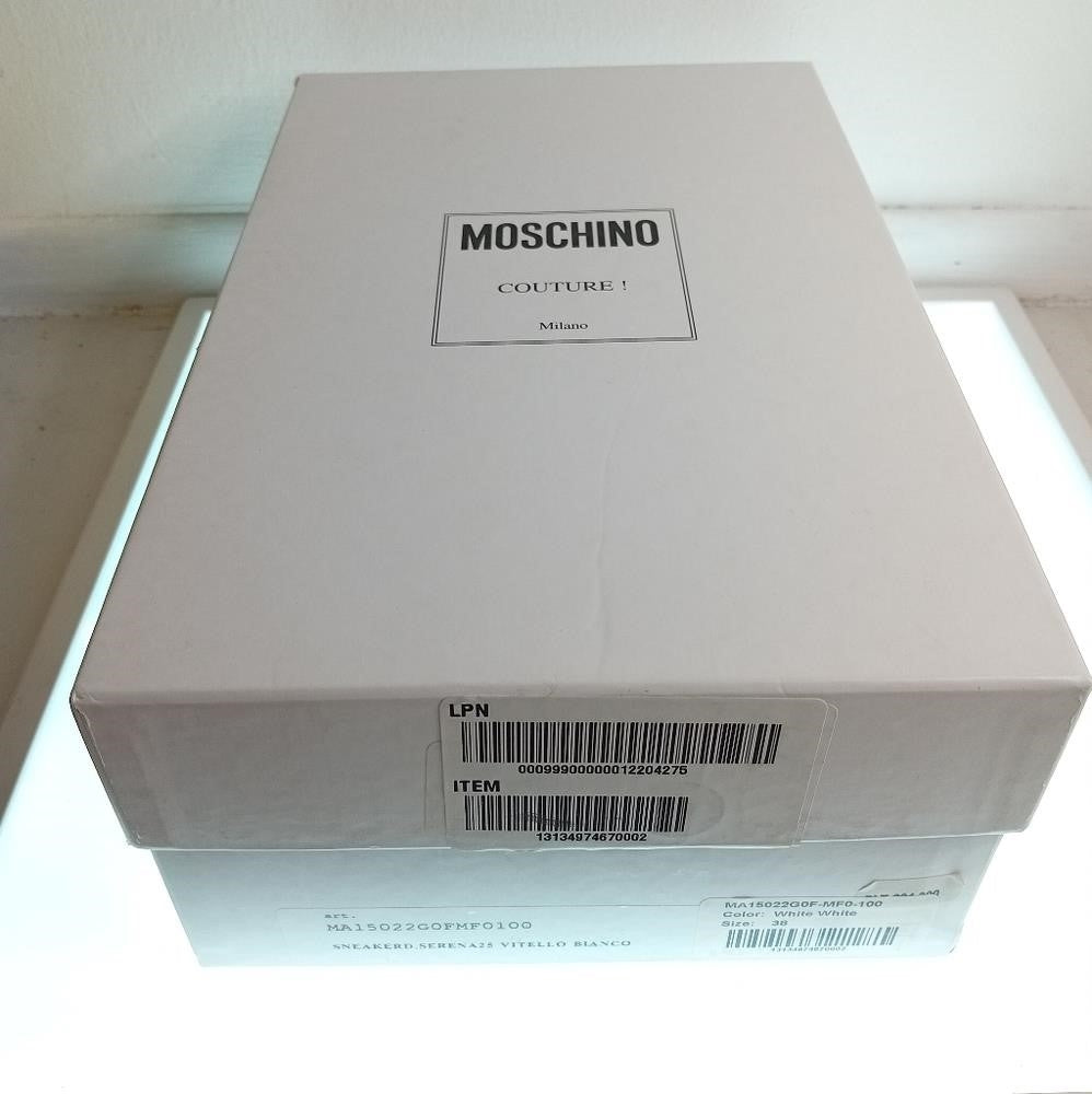 New  Moschino Logo Platform SlideSandals Black Woman’s