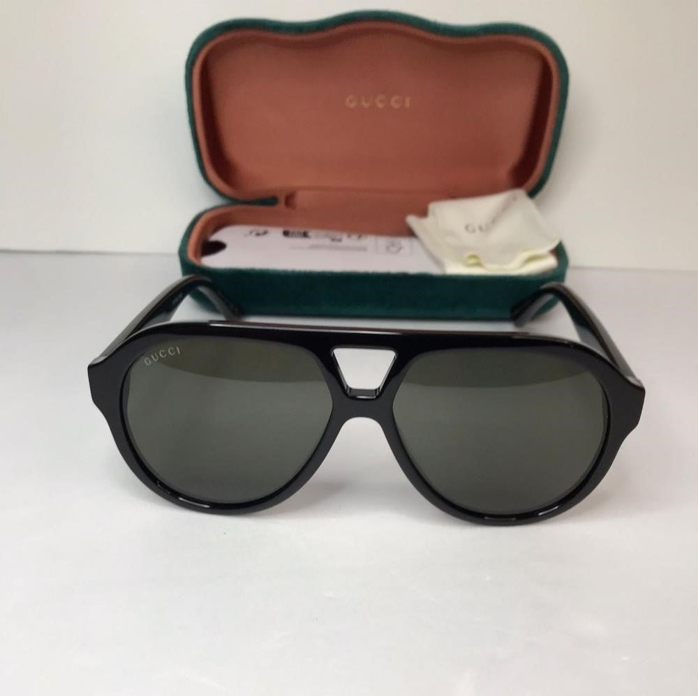 💯 Original Gucci GG0159S 001 56 GG0159 Men's Sunglasses