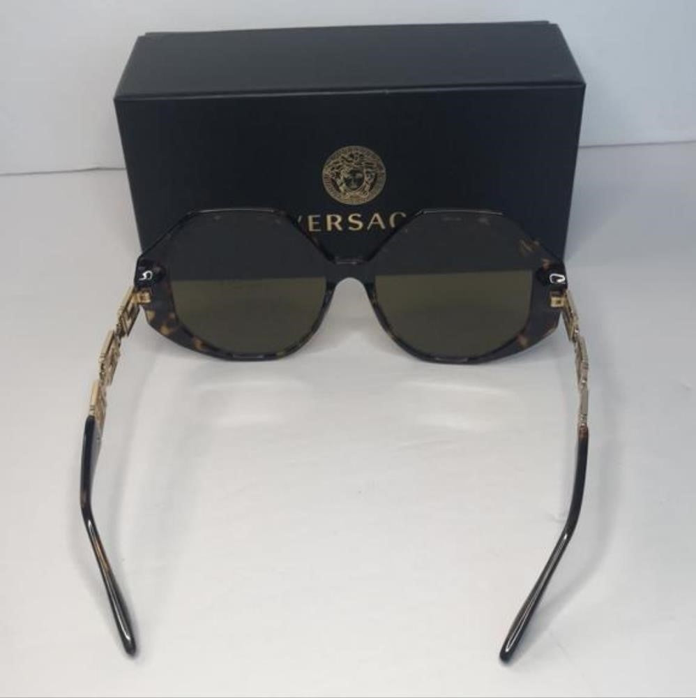 New - 💯 - Authentic VERSACE VE4395 108/73 havana Sunglasses