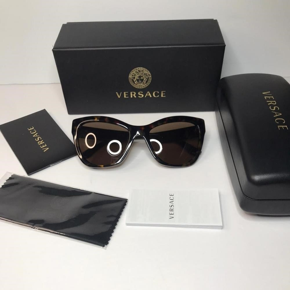 Authentic New VersaceVE4417U Sunglasses in Tortoise