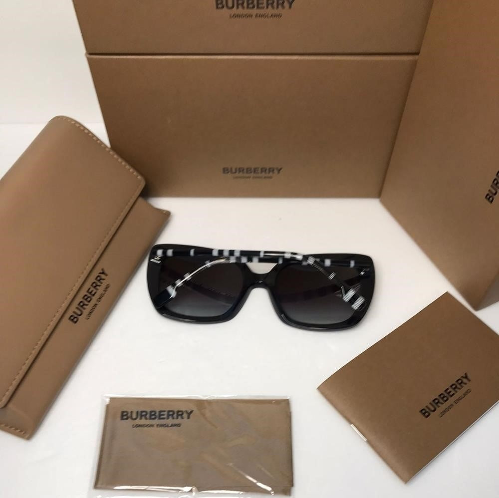 💯 Original Burberry BE4323 40078G 54 Caroll Ladies Sunglasses