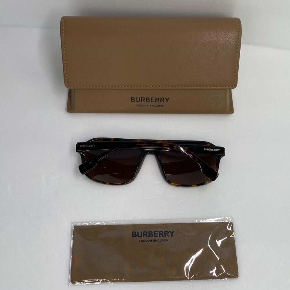 New Authentic Burberry Foxcote BE4302 300273 56 - Dark Havana Sunglasses