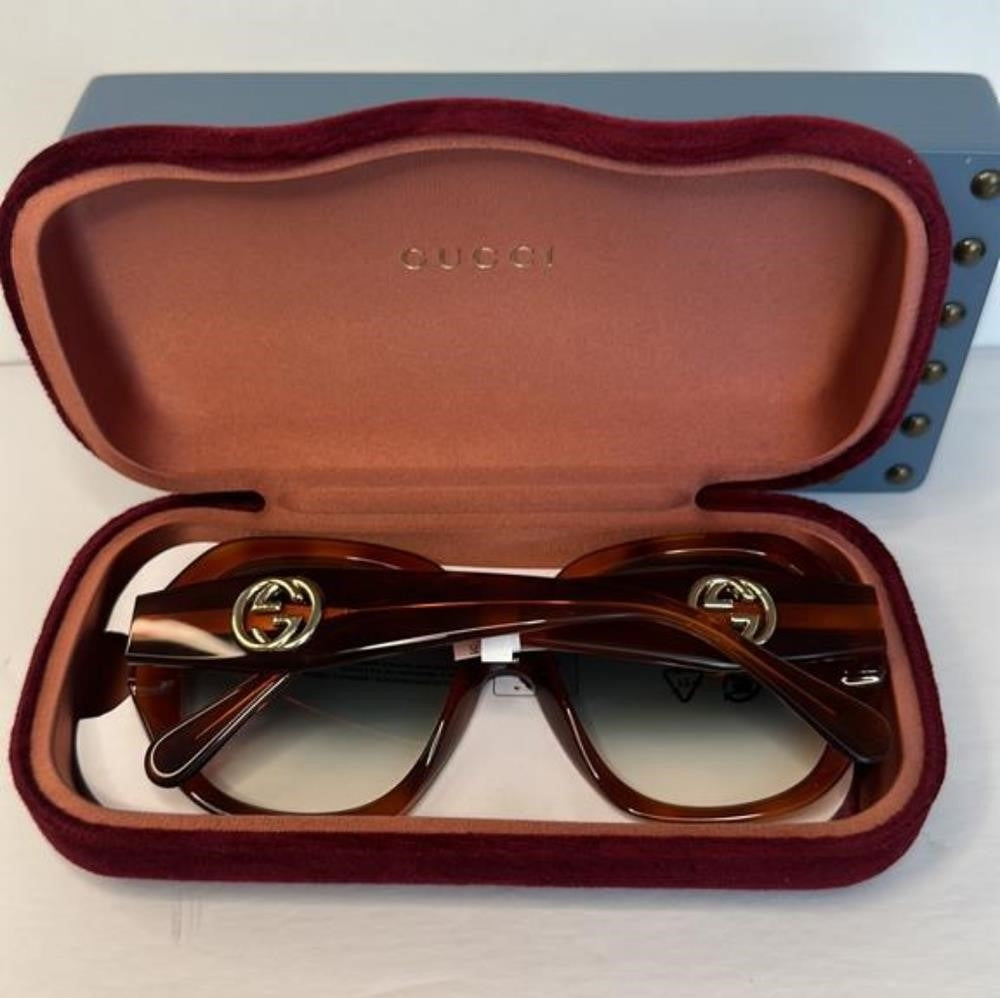 💯- Authentic New Gucci GG0796S-003 56 Ladies Sunglasses