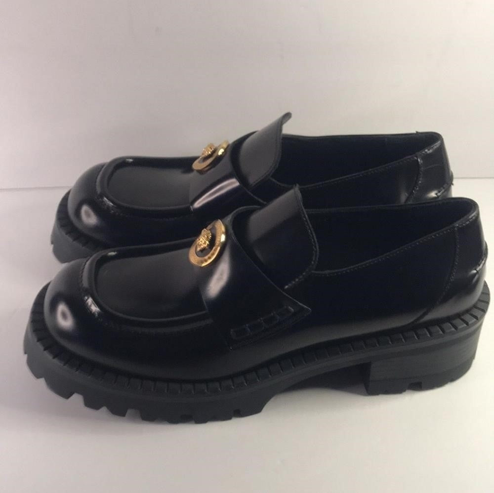 New Trendy  Original  Versace 💯Alia Platform Loafers 35 mm Size 43EU 10US