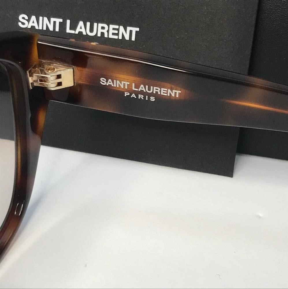 💯 Original SAINT LAURENTSL M8/FN Sunglasses Tortoise