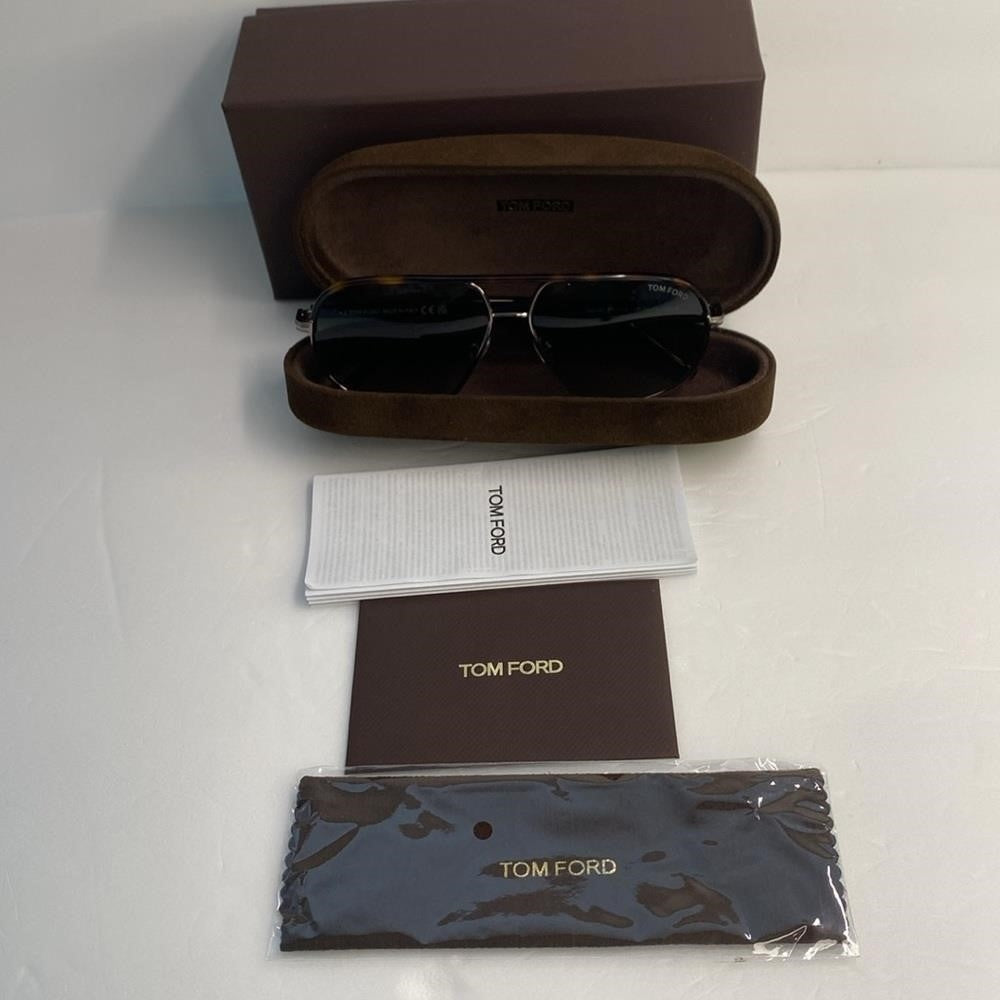 New Authentic TOM FORD Metal Maxwell Sunglasses TF1019