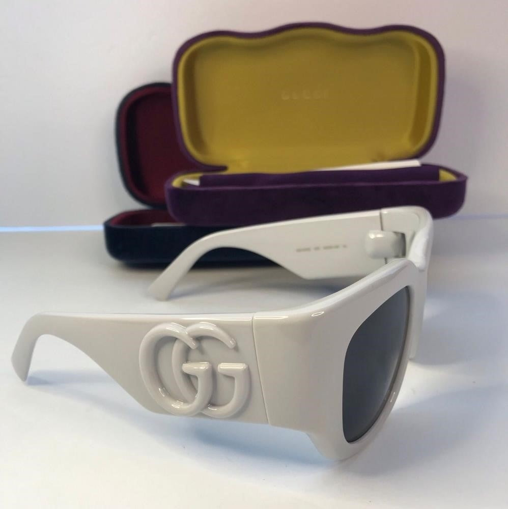 New 💯 Original Gucci Grey Square Ladies Sunglasses GG1545S 003 53.