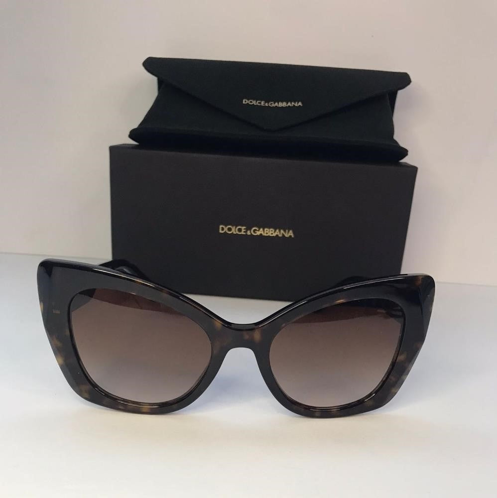 New - Dolce & GabbanaDG4405 Women's Butterfly Sunglasses, Tortoise/Brown Gradi…