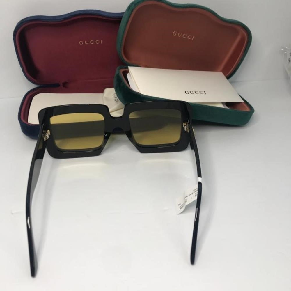 New 💯 Original Gucci of Black GG0783S Oversized Square Sunglasses