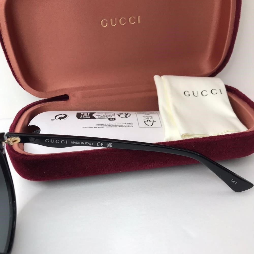 💯 Original  Gucci GG0261SA 001 Round Sunglasses