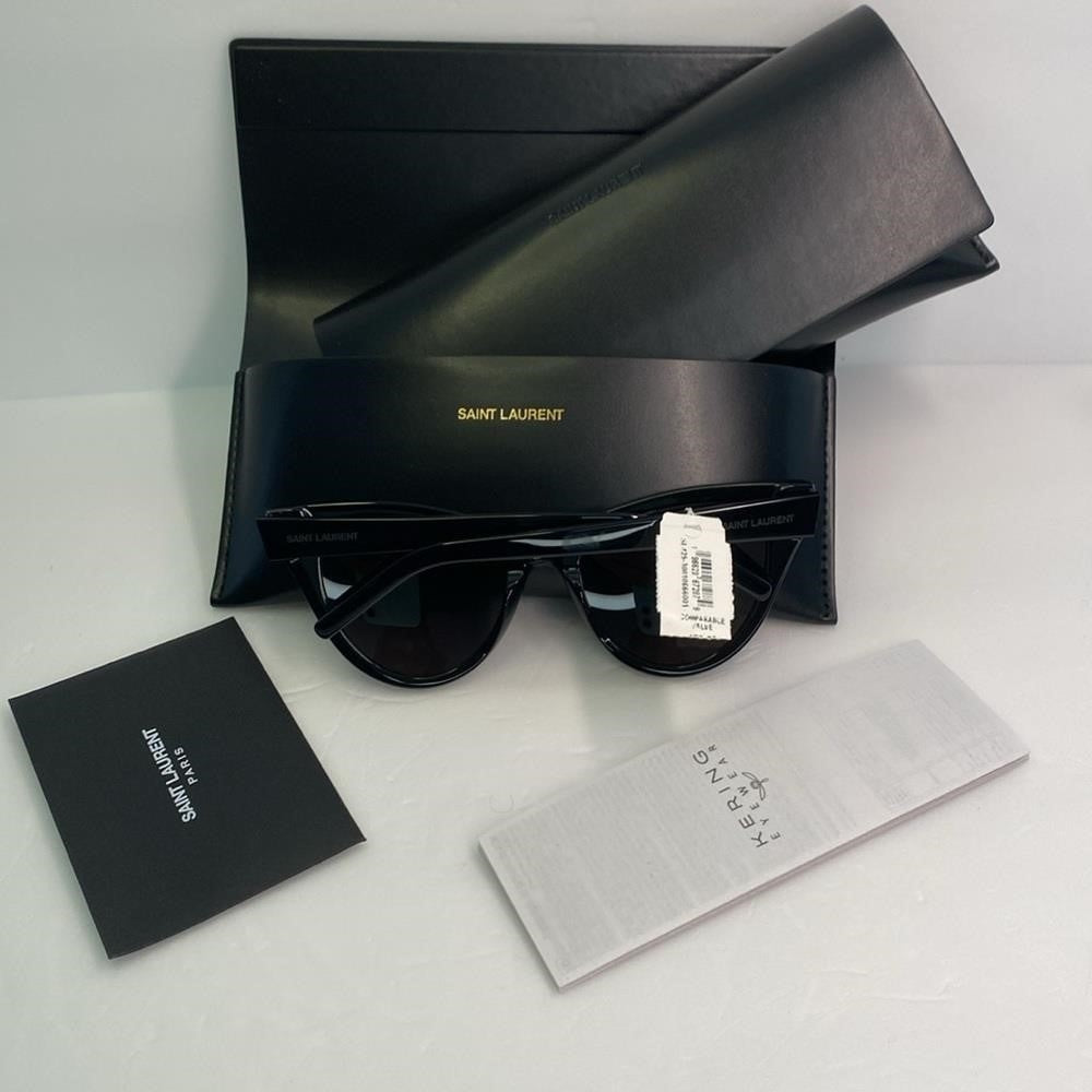 New Authentic Yves Saint Laurent SL-425-001-54 54mm New Sunglasses