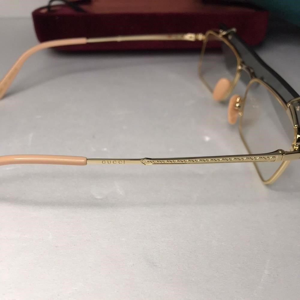 💯 Original GUCCI FLIPPING Rectangular Sunglasses / EYEGLASSES  GG0363S 001