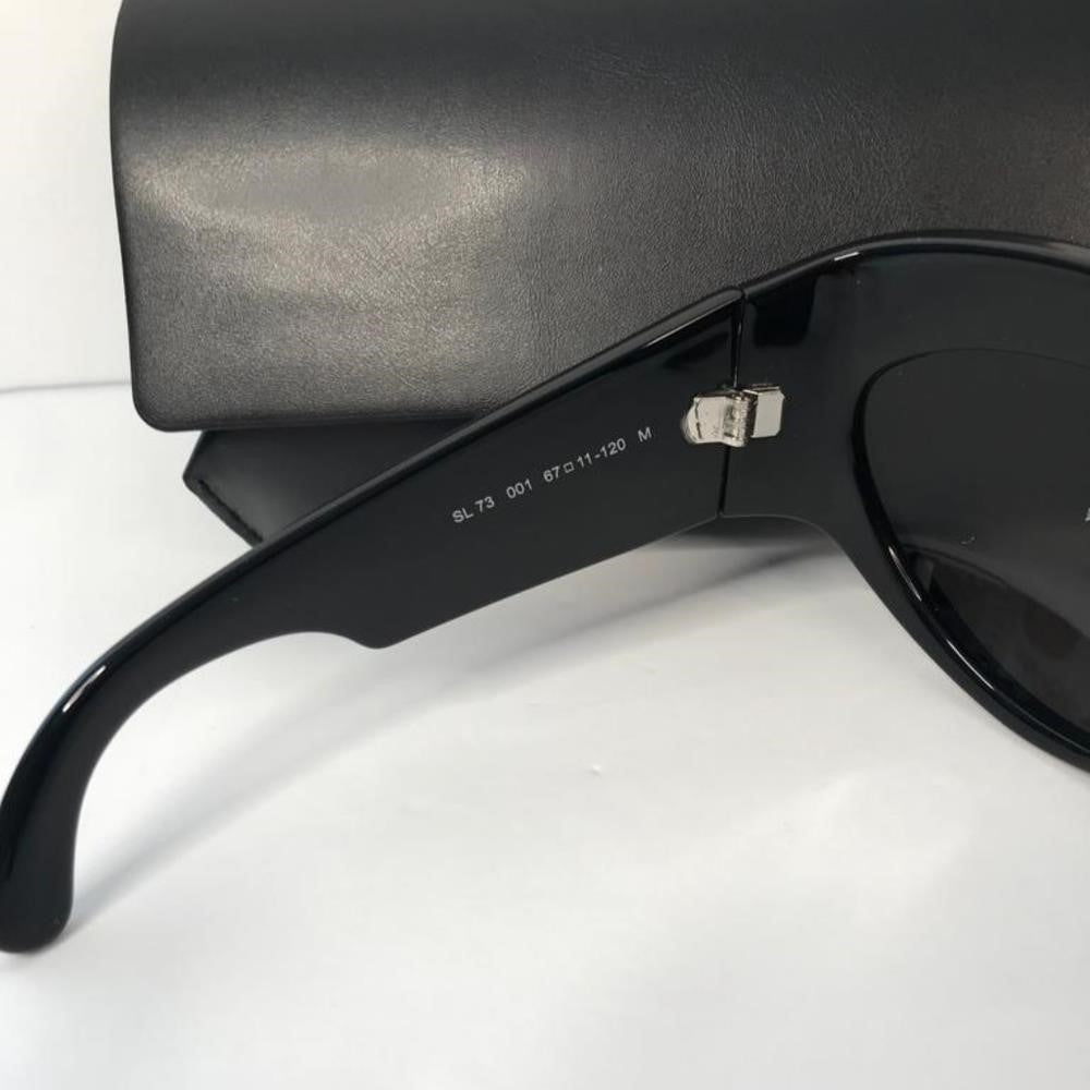 💯 New Authentic SAINT LAURENT Black SL 73 SunglassesCat-eye acetate-frame