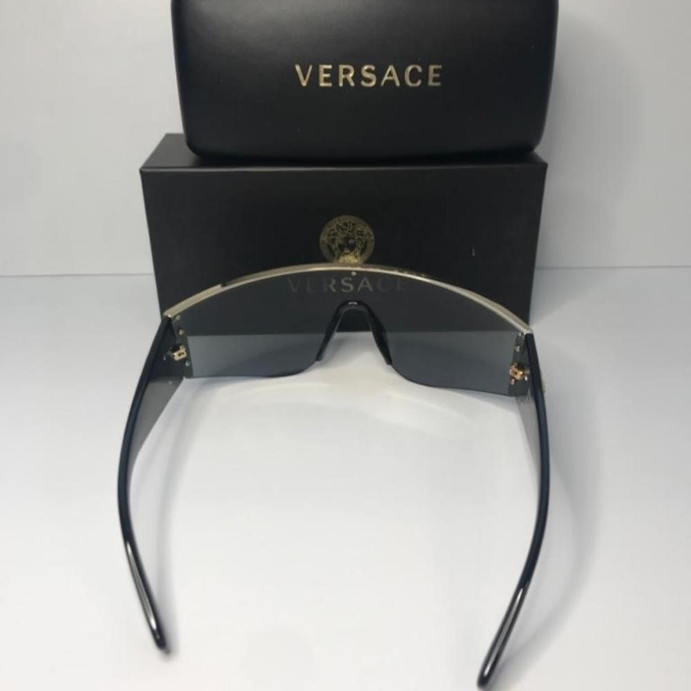 💯 New Authentic  Trendy  Versace VE2197 12526G 140 - Pale Gold Sunglasses