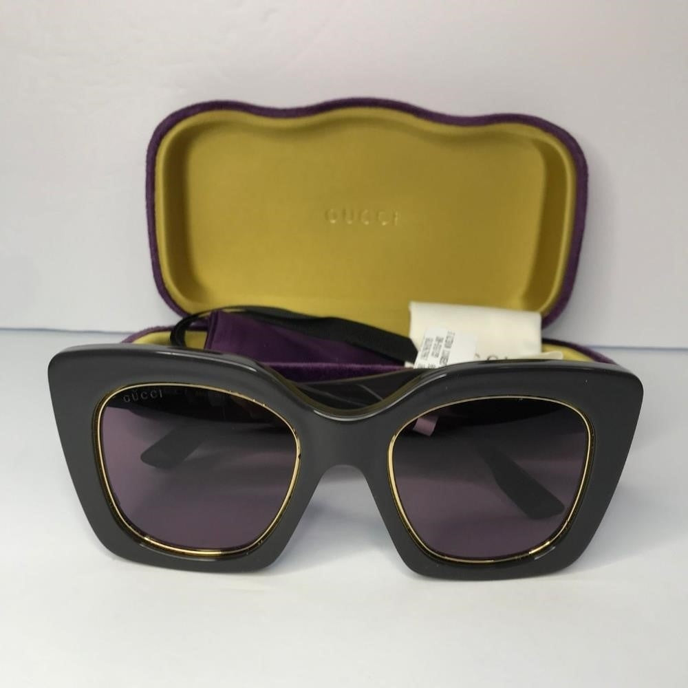 New 💯 Original Gucci GG1151S 002 Violet Oversized Sunglasses