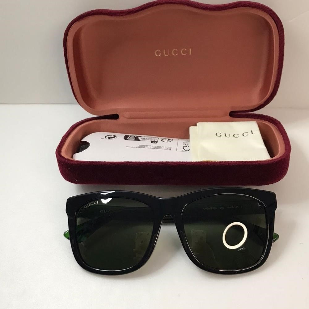 New - 💯 Original Gucci GG0057SK 002 56 GG0057SK Men's Sunglasses