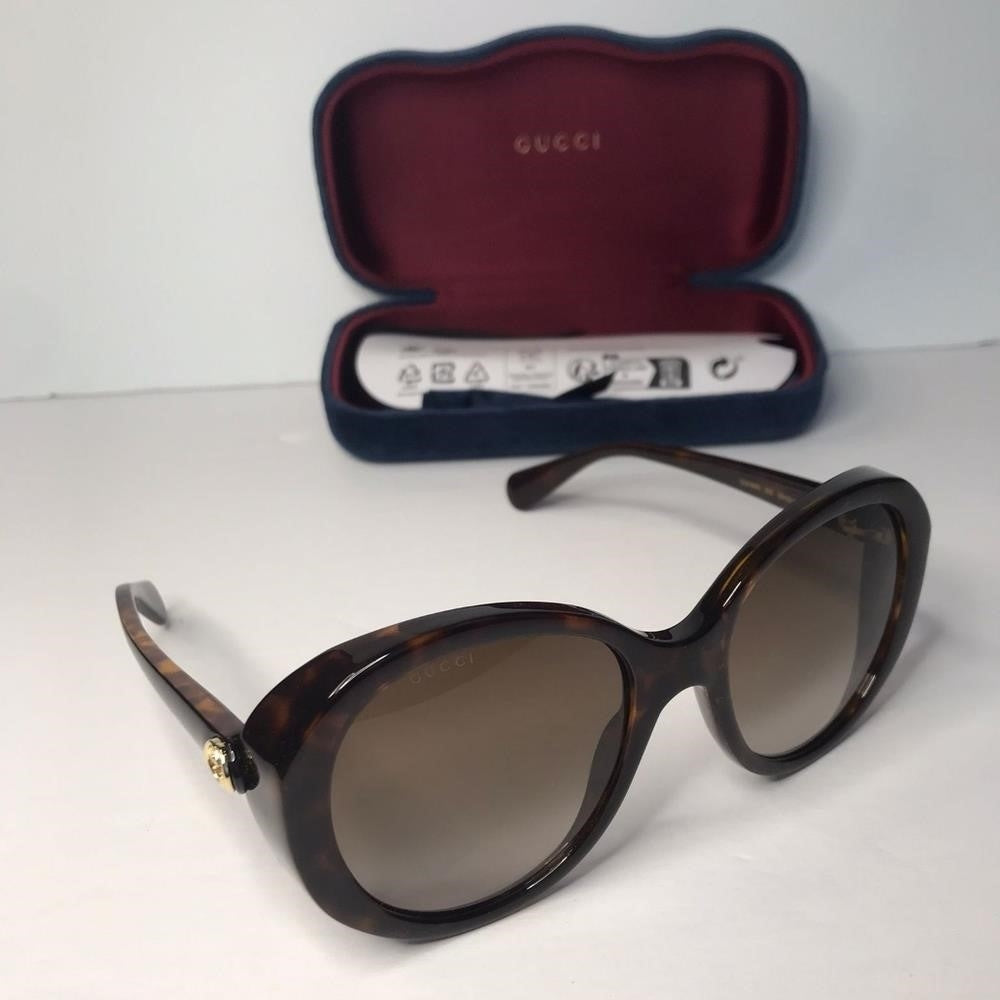 💯 - New Original Gucci GG0368S 002 55 Sunglasses