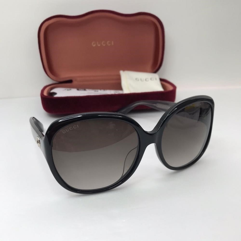 New - 💯 original  Gucci GG0080SK 002 Grey Gradient Round Sunglasses.