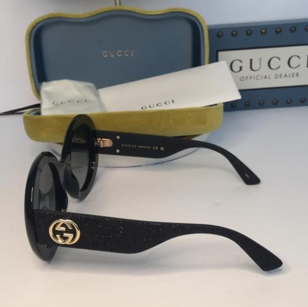 💯 - Authentic New Gucci Black GG0101S Round Gradient Sunglasses