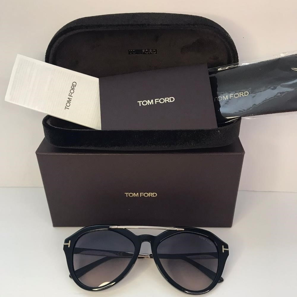 New- 💯 Original TOM FORD TF 576 01B Lisa-02 Woman Sunglasses