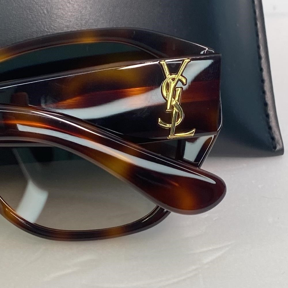 New 💯 Original SAINT LAURENT  SL M8/FN Sunglasses Tortoise Sunglasses