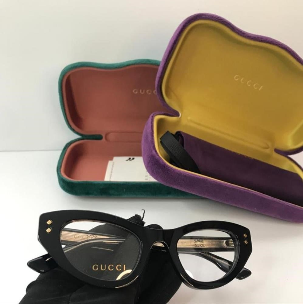 💯 Original Gucci Logo optical collection model GG1083O 001 featuring shiny