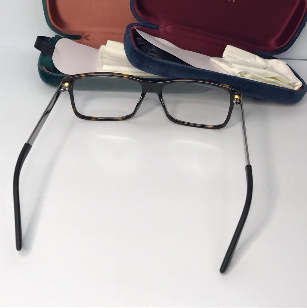 - New 💯 Authentic Gucci Demo Square Men's Eyeglasses GG0692O 005