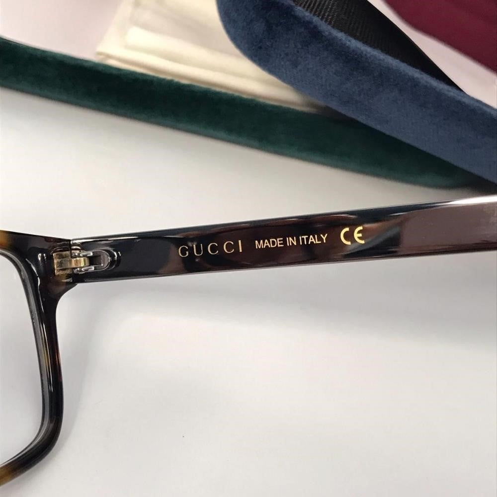 💯 Original Gucci Demo Square Men's Eyeglasses GG0692O 005 57