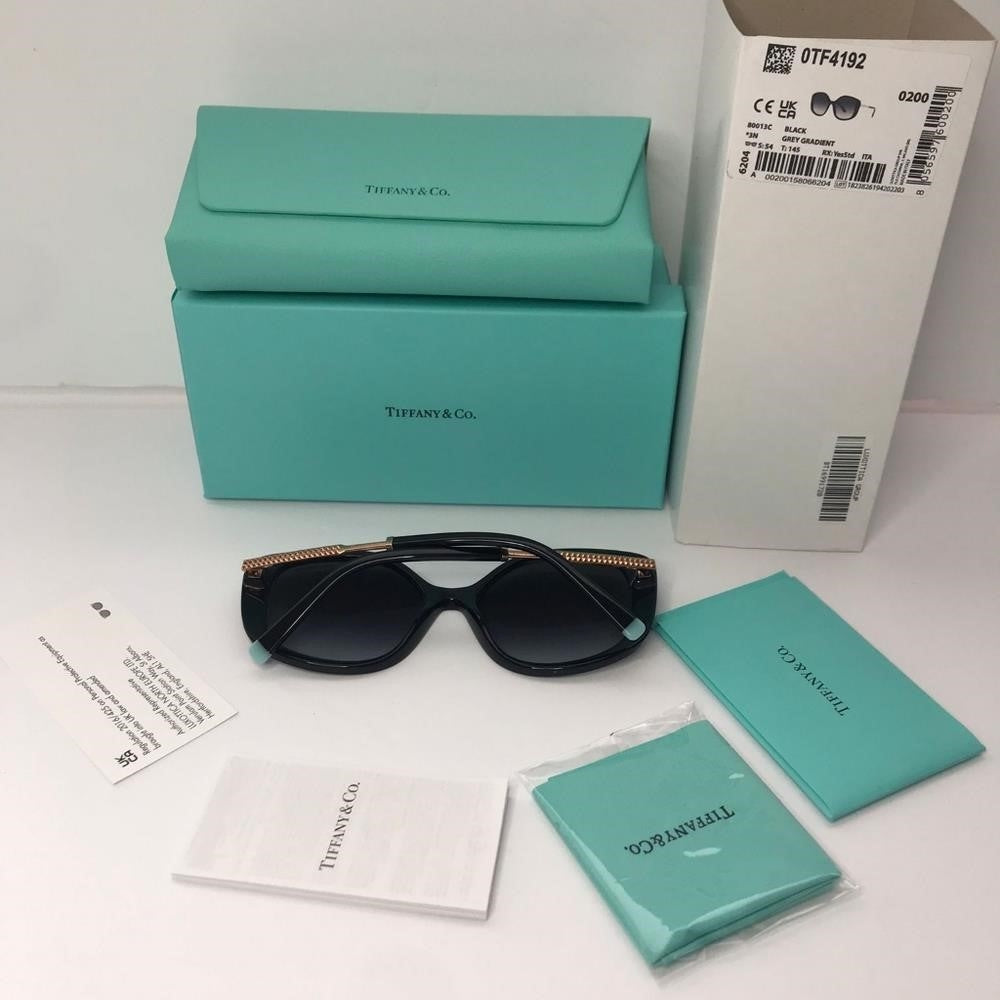 💯 Original TIFFANY TF 4192 (80013C) Grey /Black gradient Sunglasses