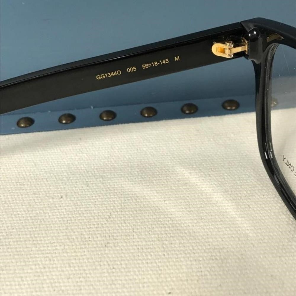 💯 Original Gucci Demo Square Men's Eyeglasses GG1344O 005 56.