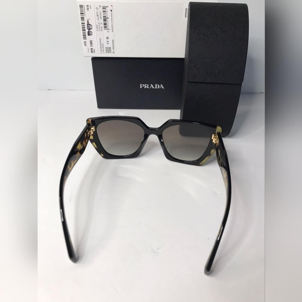 💯 - Authentic New PRADA PR 15WS3890A7 Black / Medium Tortoise Sunglasses