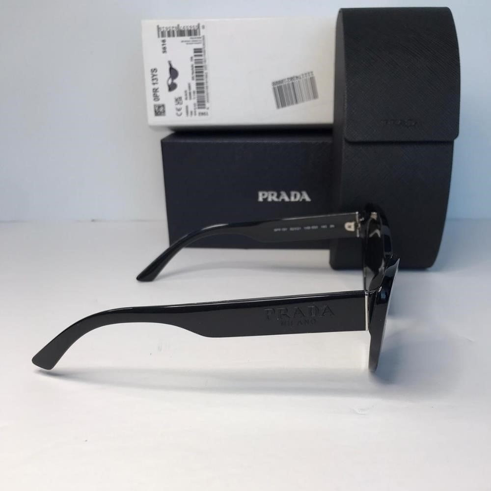 💯 - Authentic New PRADA 0PR 13YS SUNGLASSES BLACK / GREY