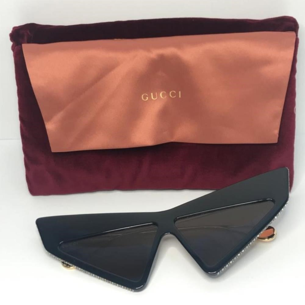 New 💯 Original Gucci Brown Geometric Ladies Sunglasses GG0430S 002 70.