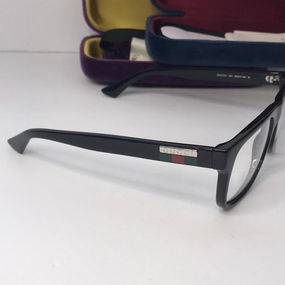 💯 New Original GUCCI GG1117O FLAT TOP FRAMES IN BLACK