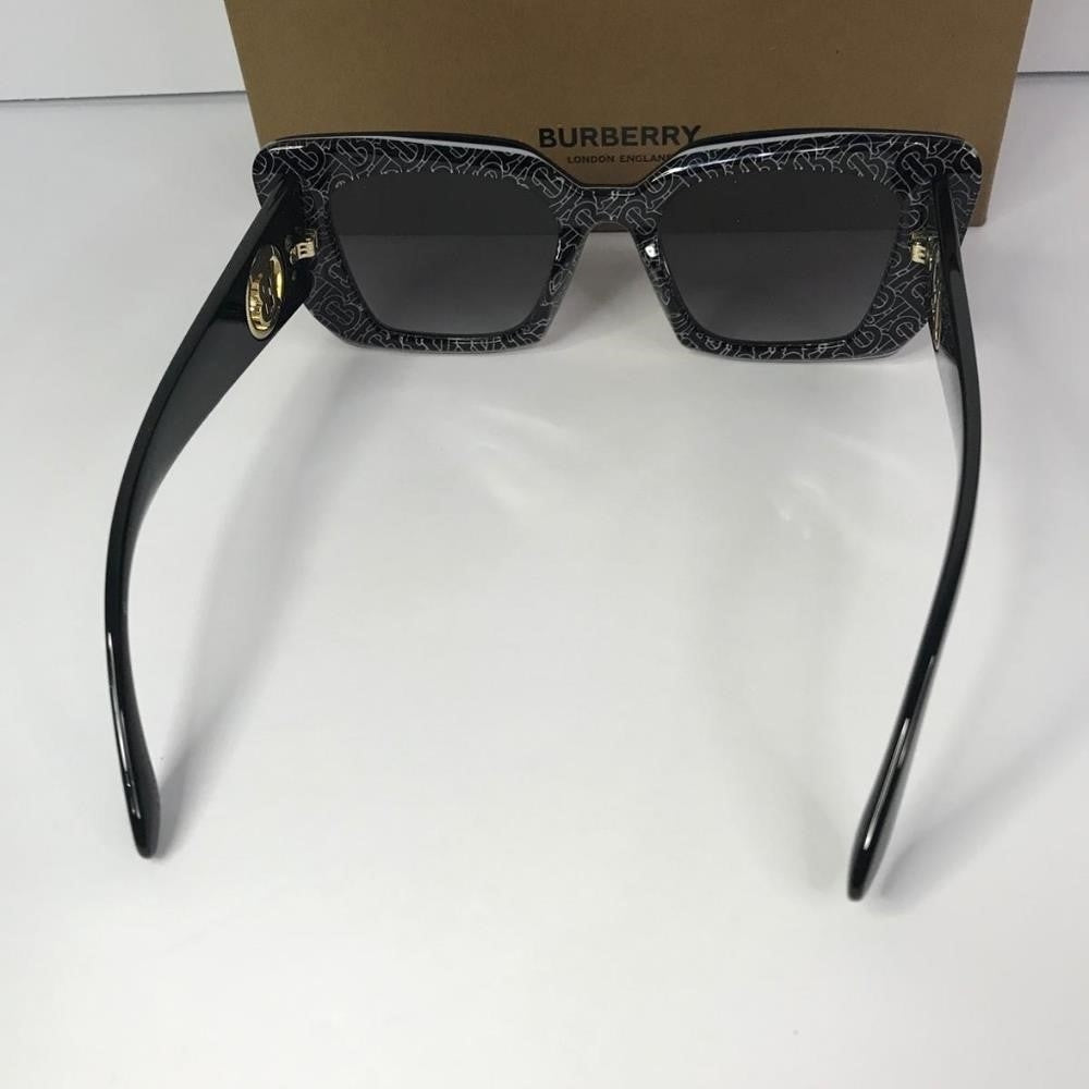 - New 💯 Original Burberry BE4344-40368G 51 Daisy Sunglasses Black Frame Gr