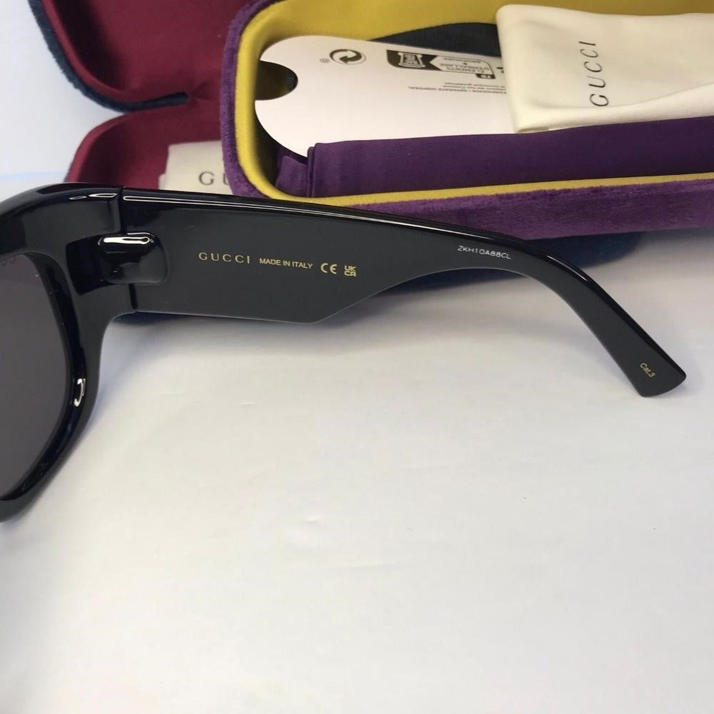 New 💯 Original Gucci Grey Square Ladies Sunglasses GG1545S 001 53.