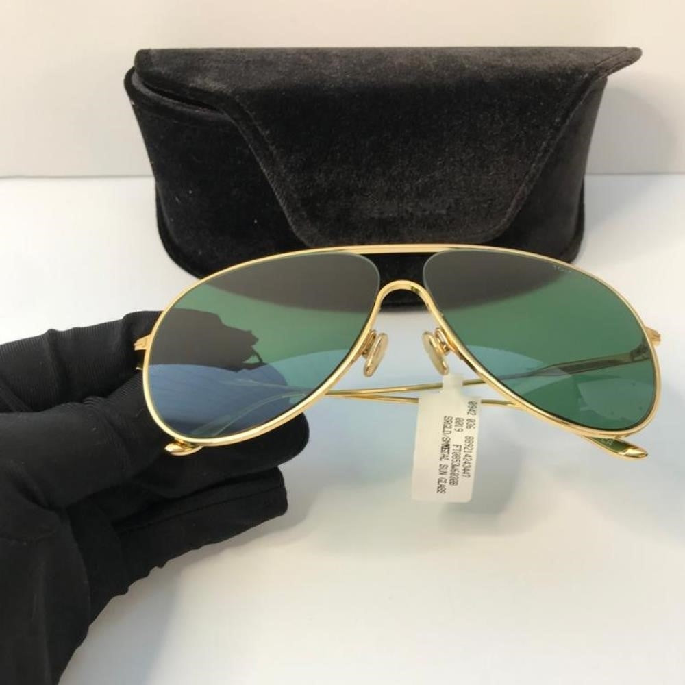 New - 💯 Original Tom Ford Alec Green Pilot Men's Sunglasses FT0824 30N 62.