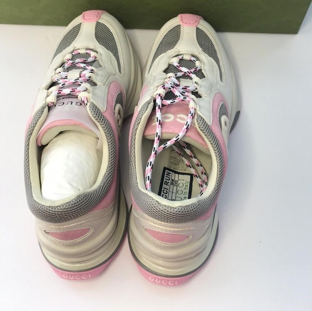 New 💯 Original GUCCI RUN SNEAKERS - WOMEN Mesh inserts